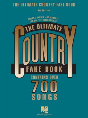 cover image of The Ultimate Country Fake Book  (Songbook)